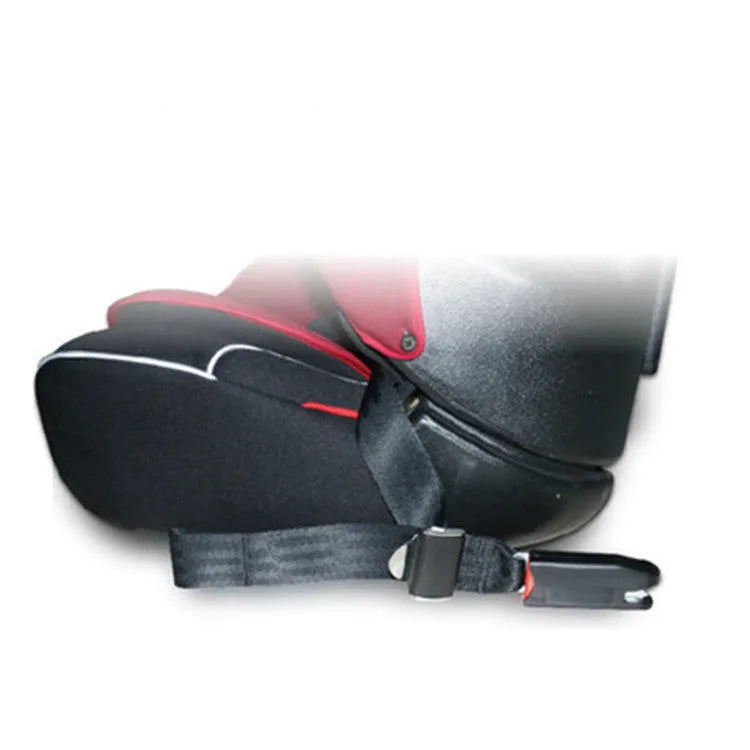 Isofix soft connection belt black steel fastener polyester belt for car child safety seat two-point fixing
