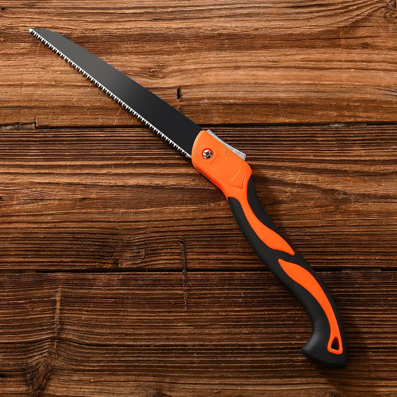 53cm SK5 folding saw with ABS grip, three-side fine grinding and serrated quenching on blade