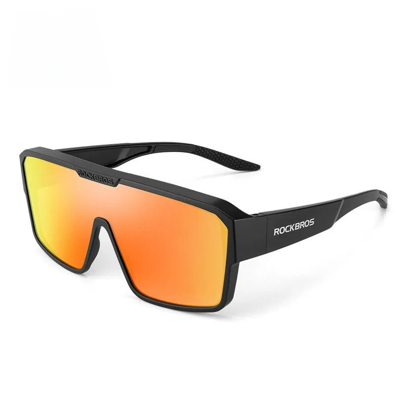 Polarized cycling goggles with TAC lenses and TR frame in large size for outdoor travel