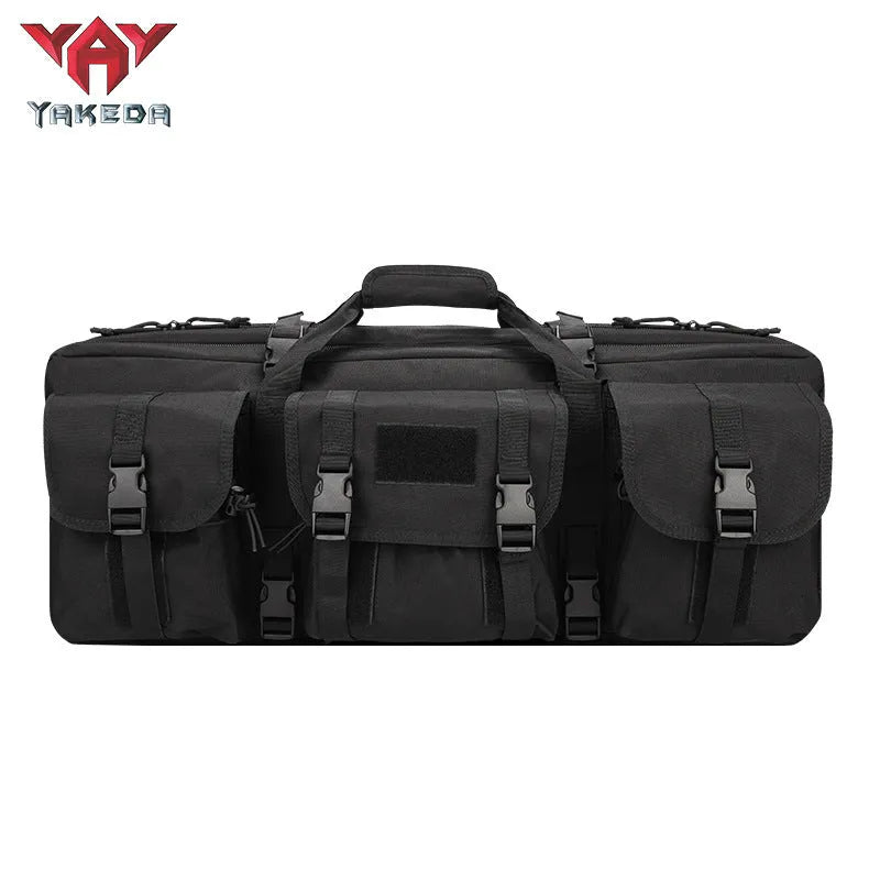 28-inch multi-functional tactical fishing bag polyester black colour outdoor gear storage