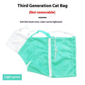 Fifth generation upgraded cat grooming bag with adjustable lift feature for pet bathing and nail trimming