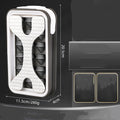Portable silicone ice ball mould and water bottle with diamond curling design in light grey colour