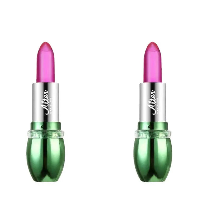 Moisturising waterproof lipstick in six shades with non-fading and no-stain-on-cup colour.