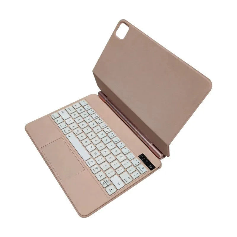 11-inch Bluetooth keyboard case for iPad with magnetic protective cover in five colour options
