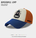 Men's casual baseball cap in polyester available in beige, black, or blue colours with adjustable fit