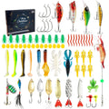 Mino Bog 24-piece blind box set of metal fishing lures in Christmas gift packaging, style 01.