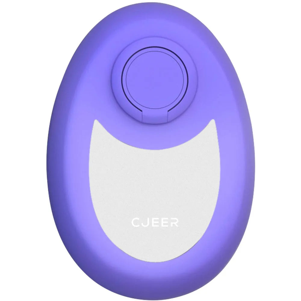 CJEER upgraded crystal hair removal eraser device in green, purple, or black with metal finger ring.