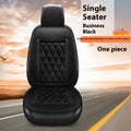 Winter solid colour car plush warm cushion in black with synthetic fibre filler