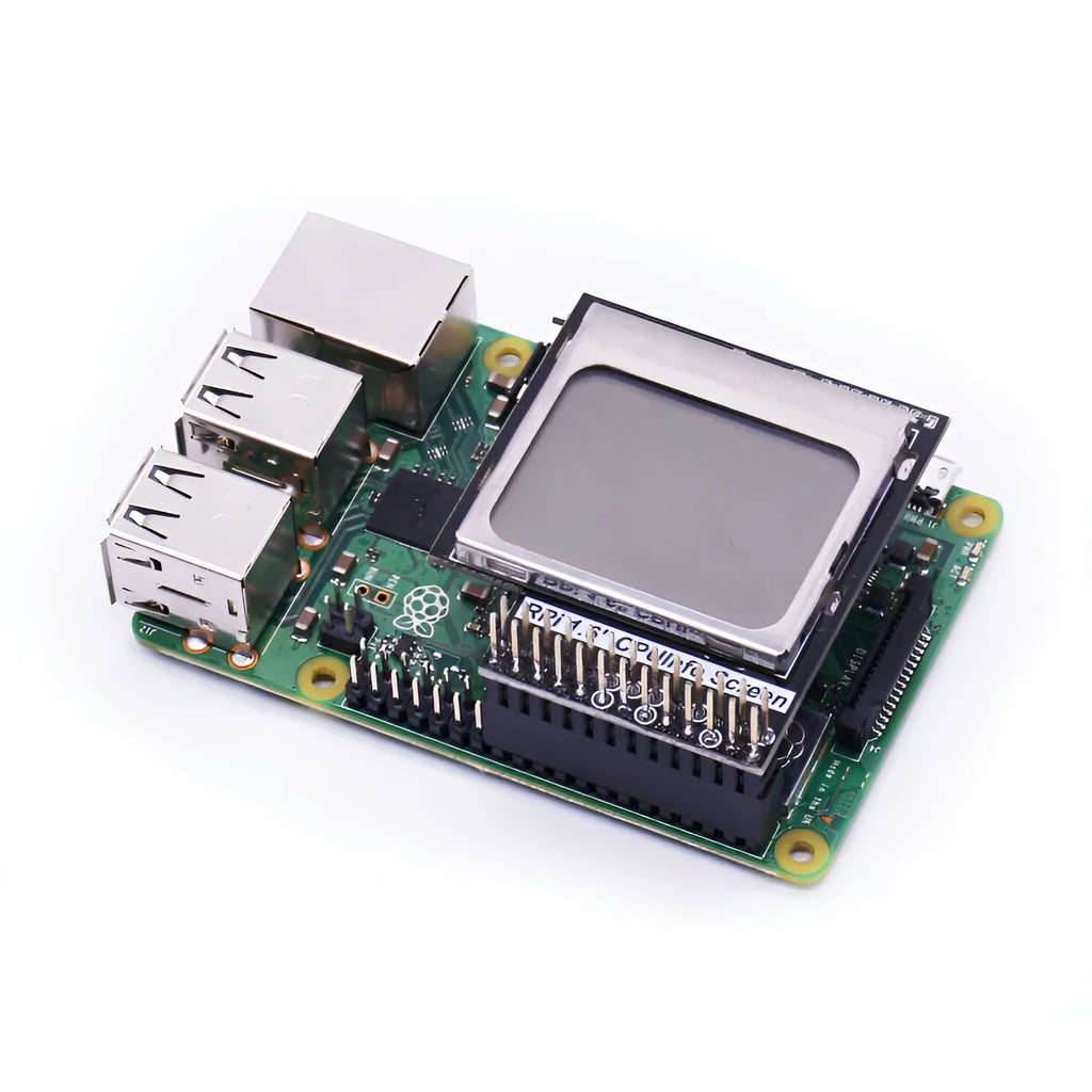 1.6-inch LCD screen module for Raspberry Pi with visible GPIO connector and backlight switch.
