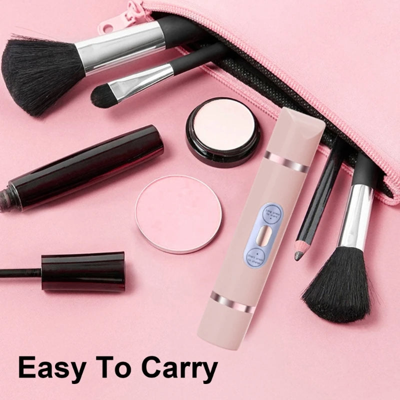 2-in-1 Dual-Head Women's Electric Shaver - Painless Wet & Dry Body Hair Trimmer with Hypoallergenic Blades for Face, Bikini & Legs