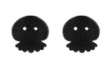 Black bear shaped sponge cleaning ball for pet hair removal from fabrics