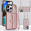 Mint green Samsung S23 Ultra leather case with card slot, kickstand, and crossbody strap on a white background