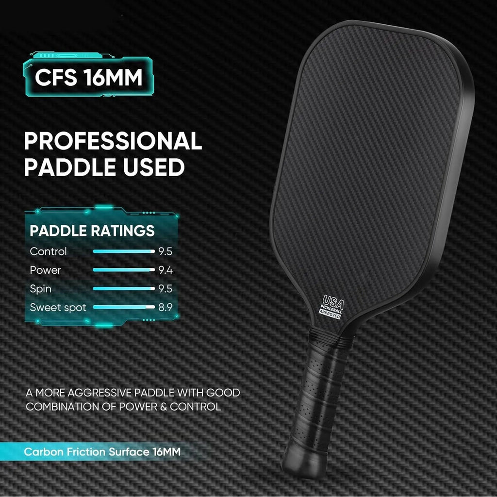 3K full carbon fibre beach racket in black or orange with graphite carbon honeycomb surface measuring 40x20cm