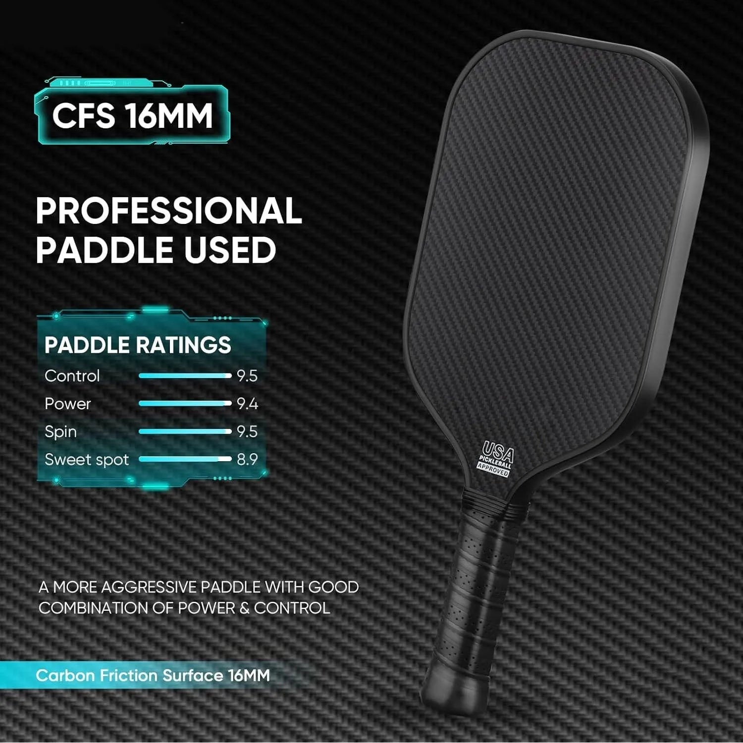 3K full carbon fibre beach racket in black or orange with graphite carbon honeycomb surface measuring 40x20cm