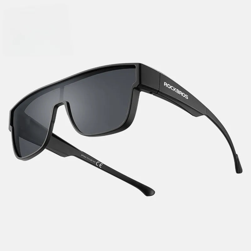 Polarized cycling goggles with TAC lenses and TR frame in large size for outdoor travel