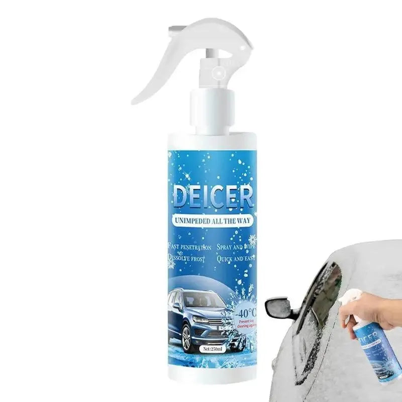 250ml car deicer spray can for winter ice removal from windows and locks