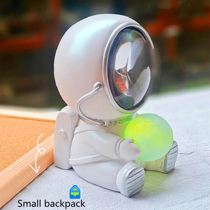 Resin animal starry sky night light with LED lighting and battery operation