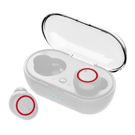 Wireless Bluetooth headset in Black Gold with charging box