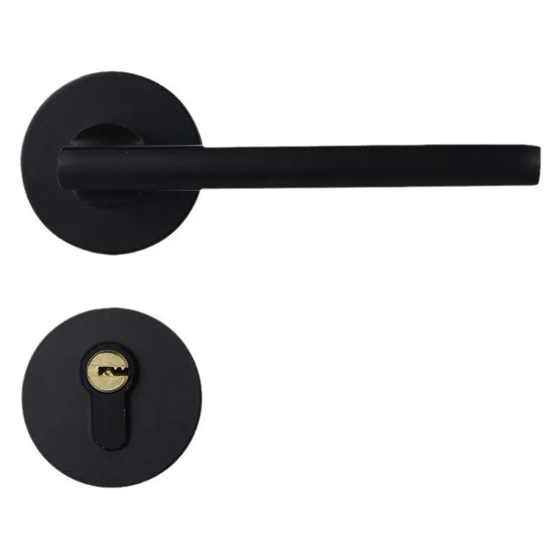 Aluminium alloy magnetic door lock handle for timber doors with multiple style options