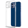 Transparent silicone soft case TPU phone back cover compatible with Apple iPhone