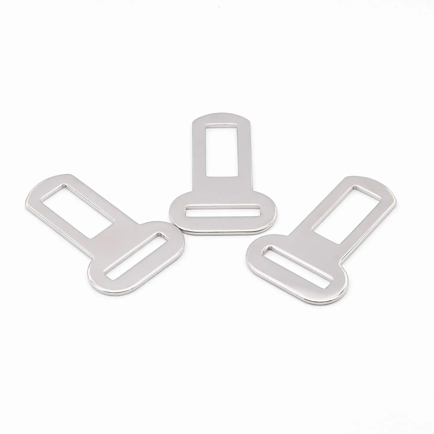 26mm silvery metal pet safety buckle for car seat belt and leash connections