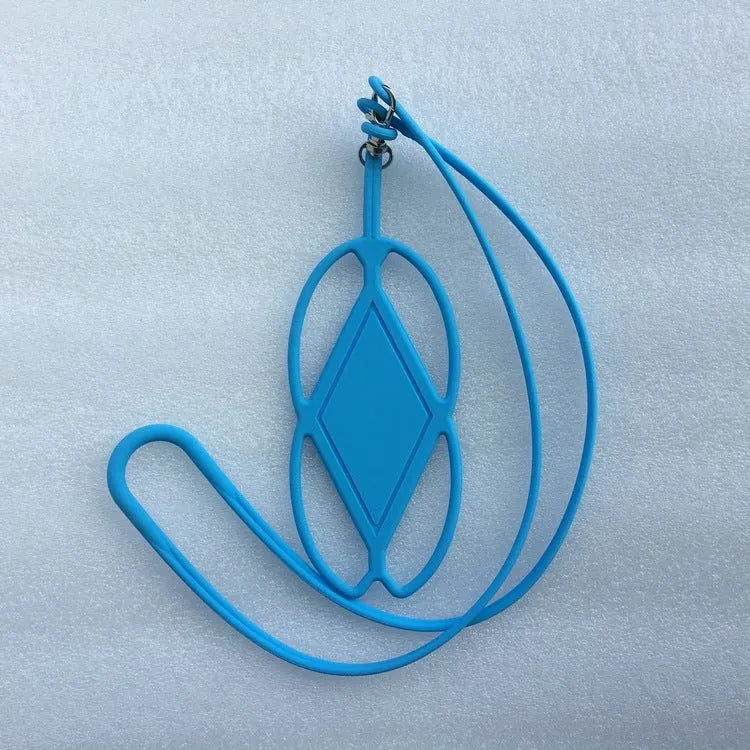 Universal silicone phone case with lanyard, fits 4 to 6.5 inch phones, available in multiple colours including black, white, red, orange, blue, green, and pink.