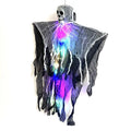 85cm Halloween hanging ghost prop in Colour, Purple, Red or Warm Colour, made from plastic, wrought iron, foam and cloth