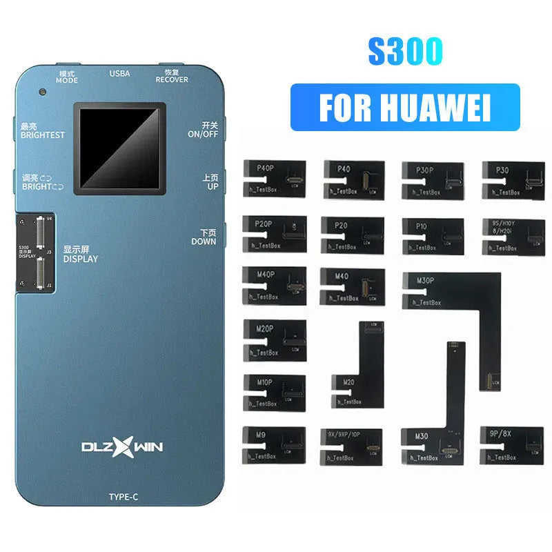 S300 mobile phone screen tester for Huawei 37 models with LED display diagnostic interface