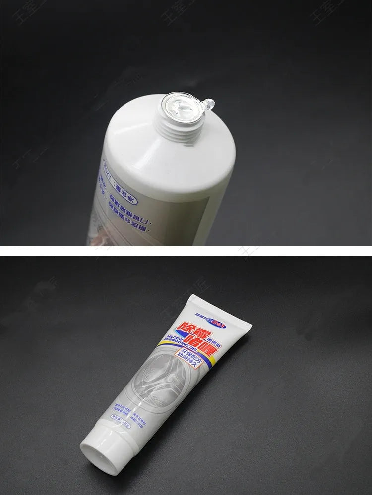 Household demildew gel for cleaning refrigerator and washing machine rubber gaskets