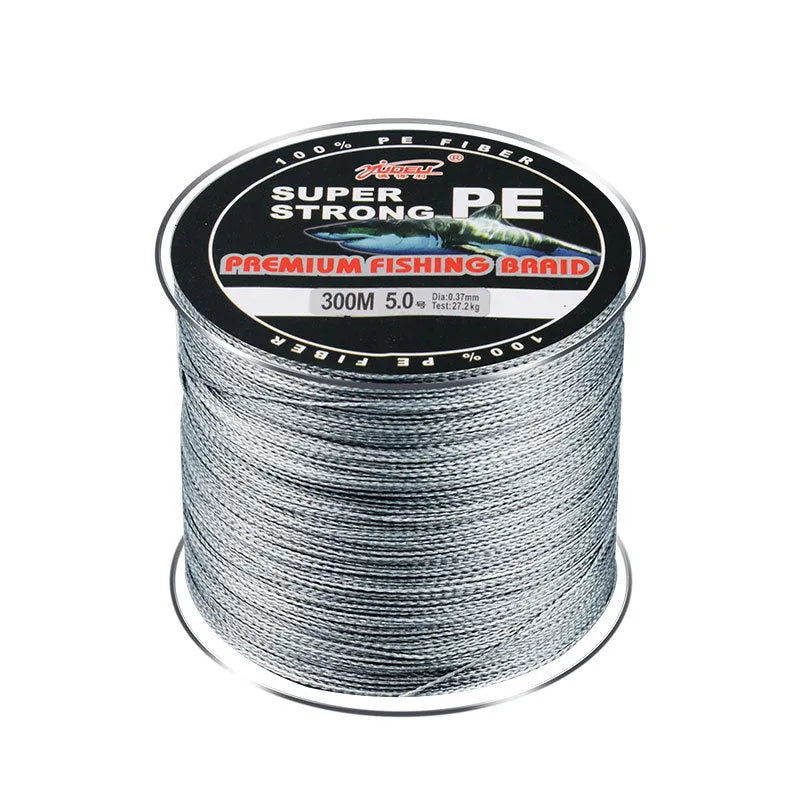 Dali Mayu 300 metre PE fishing line spool in multiple colour options with 0.4 to 3.5 line numbers