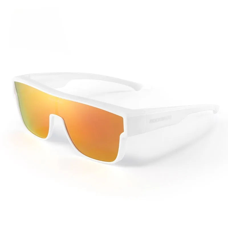Polarized cycling goggles with TAC lenses and TR frame in large size for outdoor travel