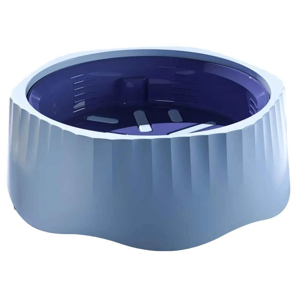 Detachable cat slow feeder bowl in PP plastic with two-piece design for controlled feeding