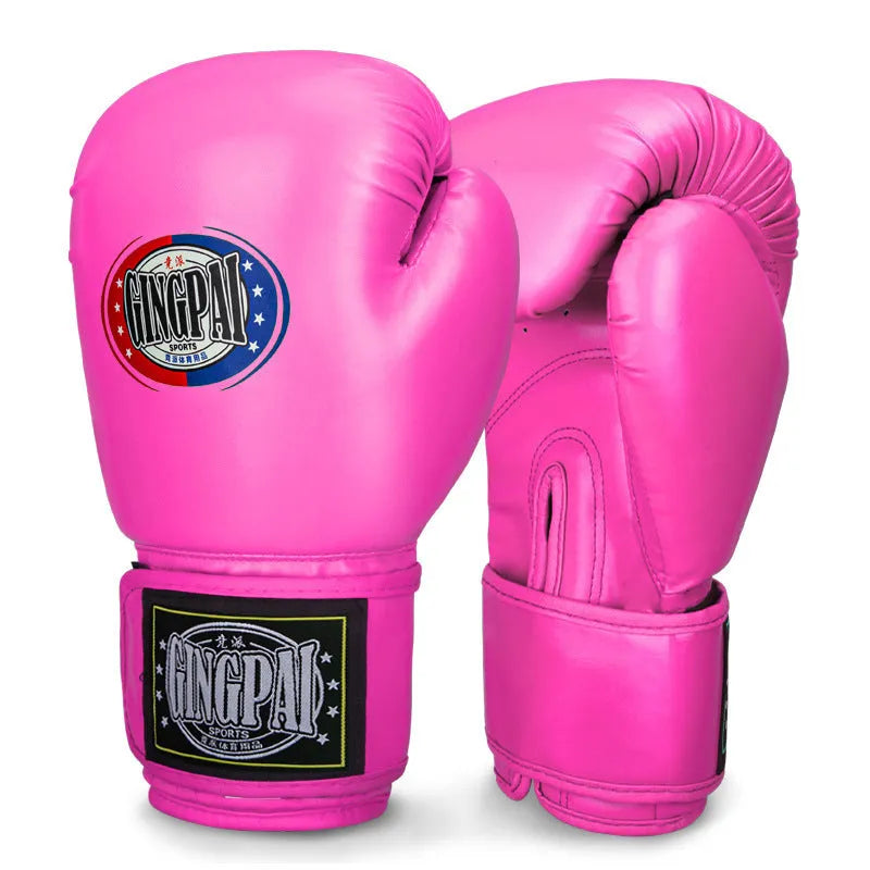 Professional training boxing gloves in multiple colours and sizes for martial arts and fitness