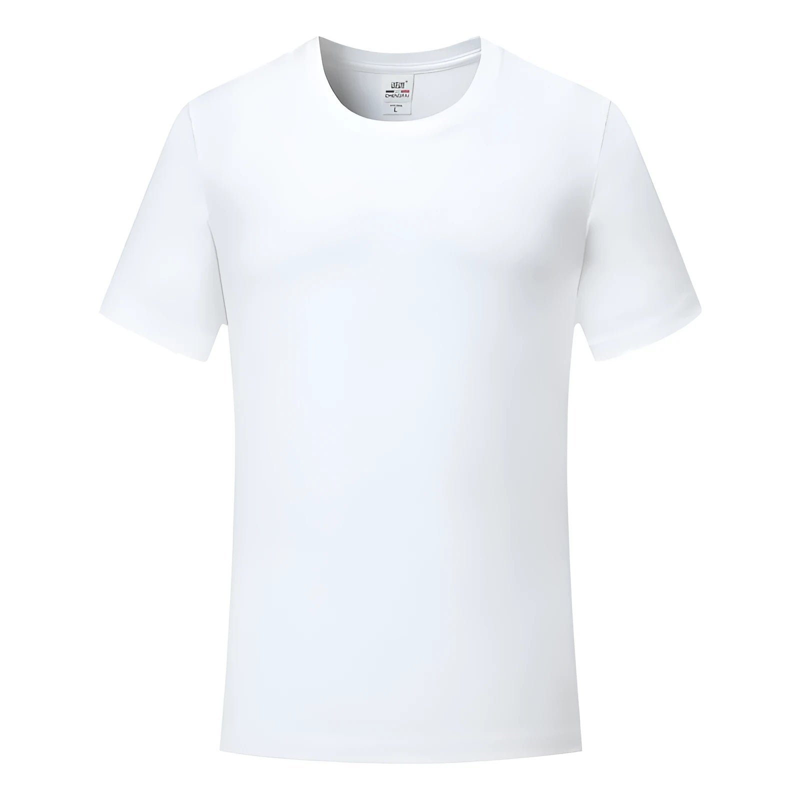Cotton pullover t-shirt overalls in loose fit with short sleeves and round neck