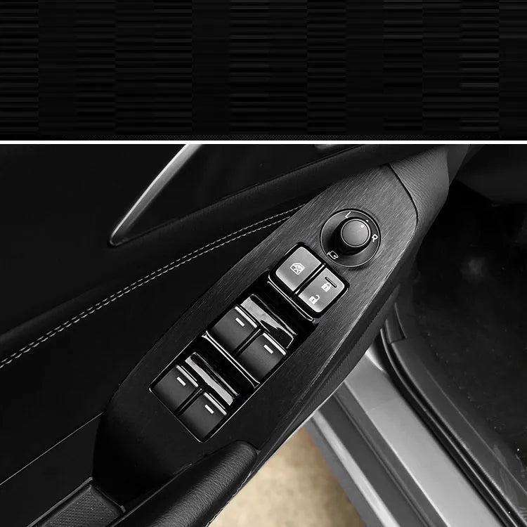 Unksera car interior decorative film sticker kit for centre console and instrument panel application.