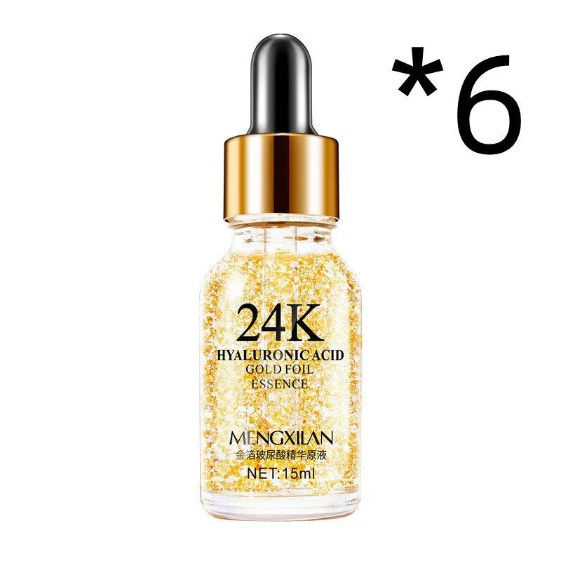 24K Golden Face Moisturizing Cream 30ml jar with yellow gold formula for lifting firming and brightening skin