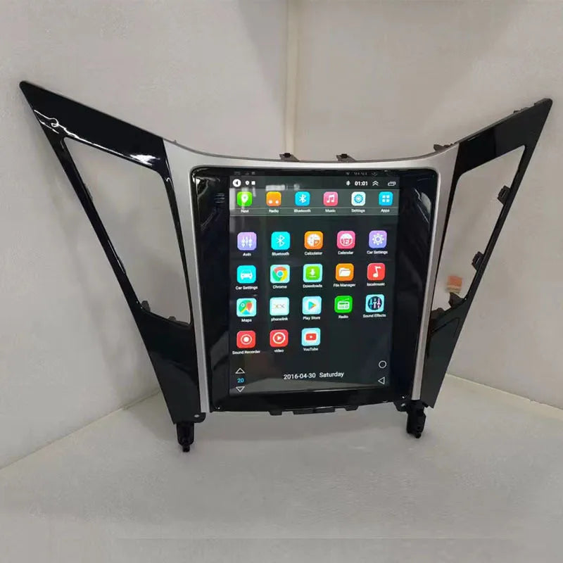 Vertical 9.7-inch Android car navigation touchscreen for 2008 Hyundai Sonata