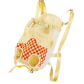 Soft polyester canvas pet backpack carrier for cats and small dogs in multiple colour options