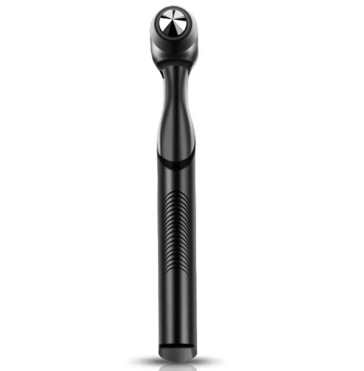 Window breaker safety hammer with ABS body and high carbon steel tip in black