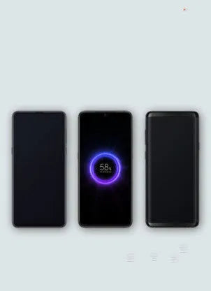 Black and white large capacity 10000mAh power bank showing USB-C port and wireless charging symbol.