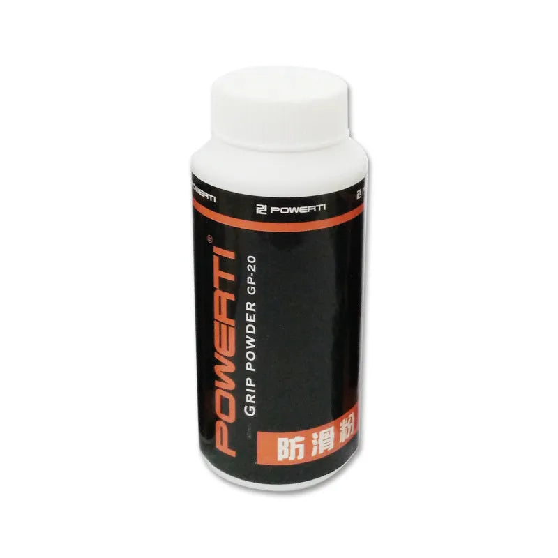 White container of magnesium carbonate sports anti-slip powder for badminton and weightlifting