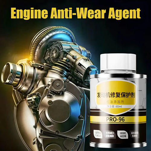 60ml engine oil anti-wear additive bottle with white cap for car engine protection