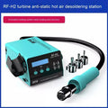 RF4H2 digital hot air gun with three nozzles and sleep handle rack for BGA chip repair
