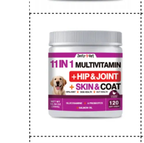 Bottle of 120 health supplement capsules with a label showing seven style options.