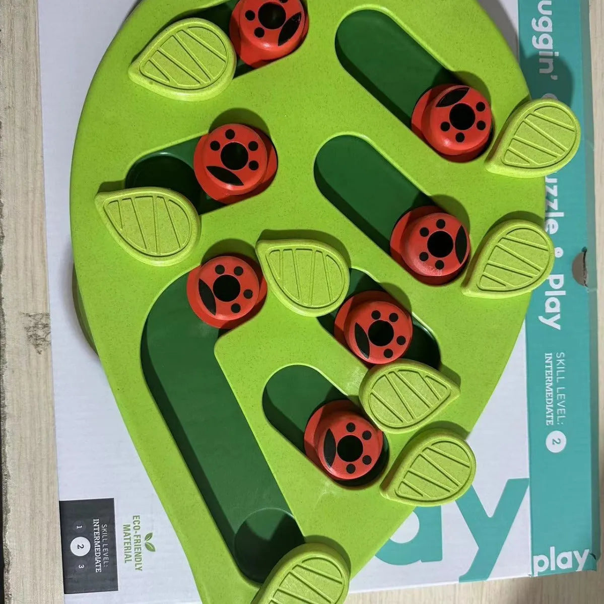 Green Christmas slow feeding pet bowl with Wizard of Oz design for cats and dogs