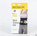 Neoprene sauna sweat belt for women in black, with waist trainer design for fitness