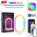 Smart RGB ambience light in black or white with USB power and Bluetooth or graffiti WIFI app control