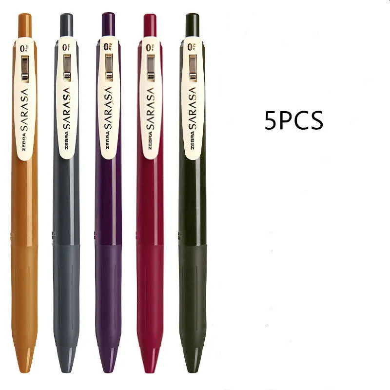 0.5mm bullet neutral gel pen with Japanese design in multiple colour options including retro styles