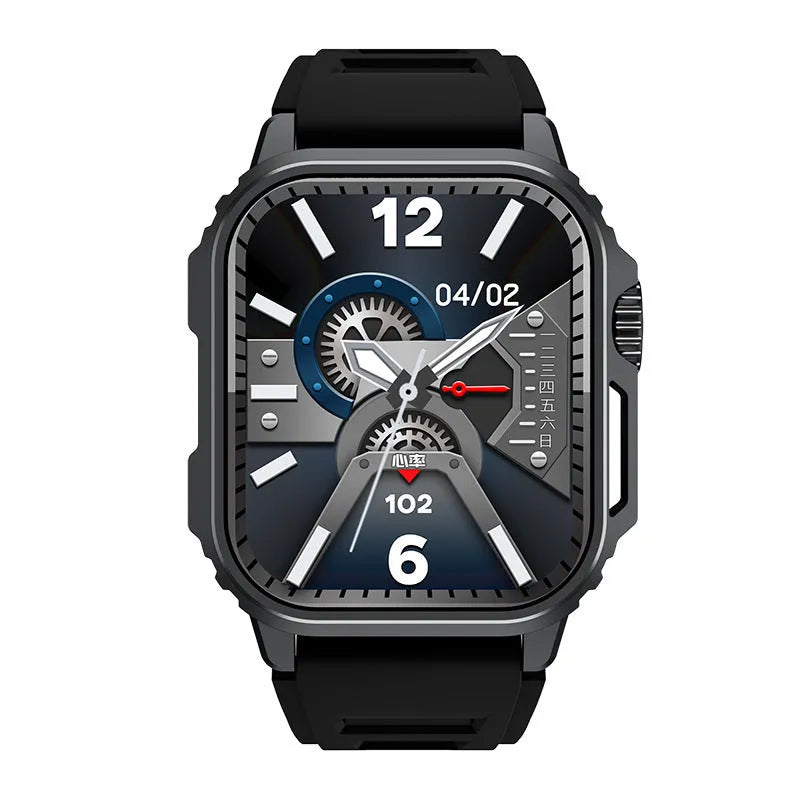 TW11 smart watch with TFT screen and sports strap in grey, orange, or black, showing touch button and charging cable