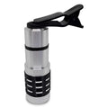 12 times telescopic smartphone lens with universal collar clip mount for long-distance outdoor filming.